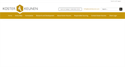 Desktop Screenshot of kosterkeunen.com